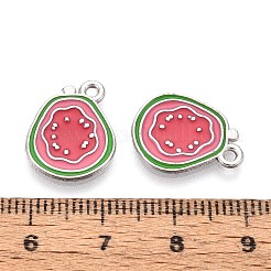 Breloques en alliage émaillé de fruits&nbsp;PALLOY-S058-01P-27