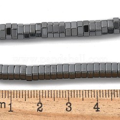 Collane di perline di ematite sintetica non magnetica esagonale&nbsp;NJEW-R020-09