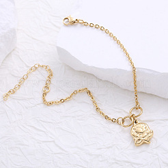 Europäisches Armband mit Rosenanhänger für Damen&nbsp;VH1245