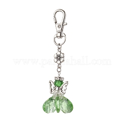 Decorazioni pendenti in vetro con angelo&nbsp;HJEW-MZ00261-04