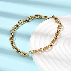 Schmucksets aus Mariner-Gliederketten aus Edelstahl 304&nbsp;SJEW-L199-16G