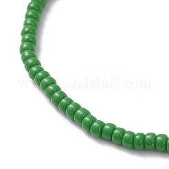 5 bracciale elastico con perline di vetro colorate da uomo e donna&nbsp;BJEW-JB12410