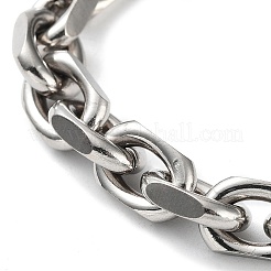 Bracelets à chaînes en acier inoxydable 304 anti-ternissement pour hommes et femmes&nbsp;BJEW-D031-03P