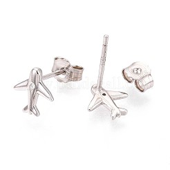 925 Ohrstecker aus Sterlingsilber mit Mikropavé und klarem Zirkonia&nbsp;STER-N016-84P