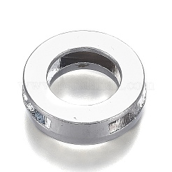 Breloques de glissière de lettre en alliage&nbsp;RB-F034-01O-P-RS