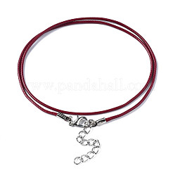 Algodón encerado el collar del cordón&nbsp;MAK-S034-016