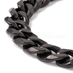 Pulsera de cadena de eslabones de acero inoxidable 304 con revestimiento iónico (IP) para hombres y mujeres&nbsp;BJEW-B063-01B