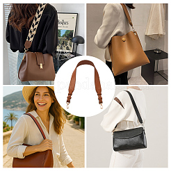 2 poignée de sac en cuir PU&nbsp;DIY-CL0002-72A