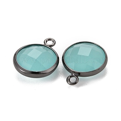 Messing Glas Anhänger / charms&nbsp;KK-C228-01B