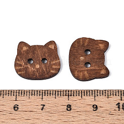 Holzknöpfe in Katzenform&nbsp;BUTT-T013-11A