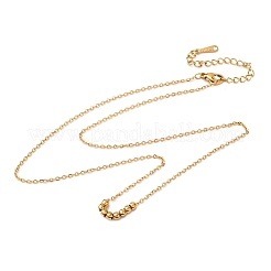 Colliers pendentifs à billes rondes en acier inoxydable 304 pour femmes&nbsp;NJEW-K255-50G