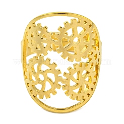 Bague avec engrenage anneaux réglables en acier inoxydable 304&nbsp;RJEW-G306-03G