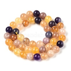 Tinti bianco naturale perle di giada fili&nbsp;G-T138-8mm-210-35