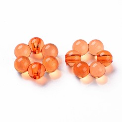 Cadres de perles acryliques transparents&nbsp;TACR-S153-01A-84