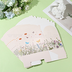 12 Stück faltbare Geschenkbox aus Papier&nbsp;CON-WH20001-18A