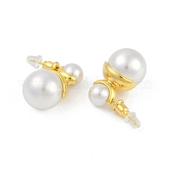 Pendientes colgantes redondos de latón&nbsp;EJEW-Q391-25G