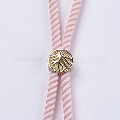 Création de bracelets à cordon torsadé en nylon&nbsp;X-MAK-F018-13G-RS