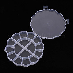 Sonnenblumenform transparente Aufbewahrungsbox aus Kunststoff&nbsp;LS-CON-YWC0003-01