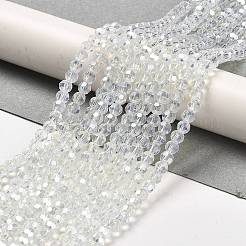 Supports de perles de verre imitation jade&nbsp;EGLA-A035-J4mm-B06