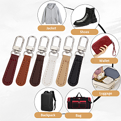 12 tirette de fermeture éclair en cuir PU&nbsp;FIND-CY0002-33A