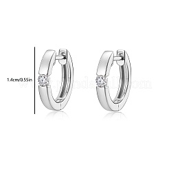 925 Ohrring aus Sterlingsilber mit Moissanit-Pavé für Damen&nbsp;DZ9023
