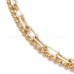 Mehrschichtige Armbänder aus 304 Edelstahl&nbsp;BJEW-JB12150