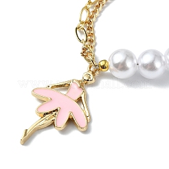 Bracelets en perles imitation plastique ABS&nbsp;BJEW-JB11359