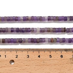 Natürlichen Amethyst Perlen Stränge&nbsp;G-P575-B38-4x2mm