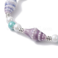 Pulseras de cuentas de porcelana hechas a mano&nbsp;BJEW-JB12473-02