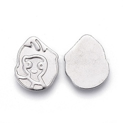 Cabochons aus Edelstahl 304&nbsp;LS-STAS-P245-19P