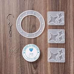 Kits de fabricación de campanillas de viento de estrella de diy&nbsp;DIY-C054-11