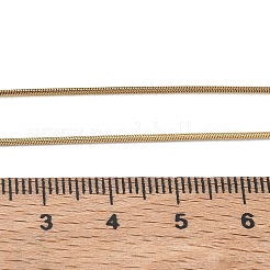 10 collar de cadena de serpiente redonda de acero inoxidable 304 de 0.9 mm&nbsp;NJEW-G203-03G