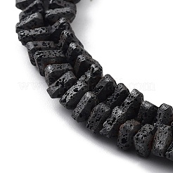 Fili di perle di roccia lavica naturale&nbsp;G-H303-C23