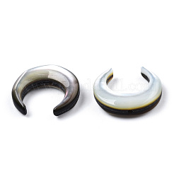 Shell perle naturali labbro nero&nbsp;SSHEL-N034-122B-02