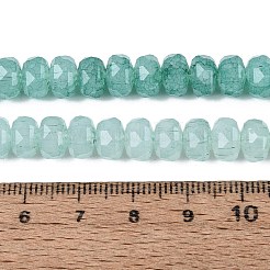 Stränge aus Imitations-Jade-Knisterglasperlen&nbsp;GLAA-N068-01A-A03