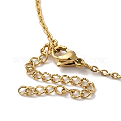 Collana con pendente a farfalla in acrilico e orecchini a bottone con diamanti in zirconia cubica&nbsp;SJEW-M099-04G