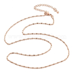 Messing-Gliederketten für Damen&nbsp;NJEW-D302-46RG