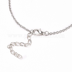 Cavigliere con ciondolo elefante in lega&nbsp;AJEW-AN00334-01