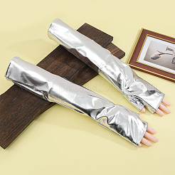 Lange fingerlose Handschuhe aus Polyester&nbsp;AJEW-WH20018-117A