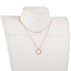 Colliers pendentif soleil en acier inoxydable 201&nbsp;NJEW-JN03025