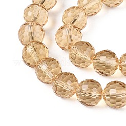 Chapelets de perles en verre transparent&nbsp;GLAA-R095-10mm-32