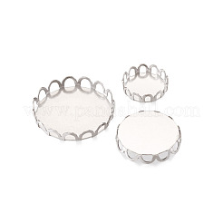 150 stücke 5 arten 316 chirurgischem edelstahl spitze rand lünette tassen&nbsp;STAS-CD0001-09