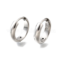 Pendientes de aro de acero inoxidable 304&nbsp;EJEW-Z123-01B-P