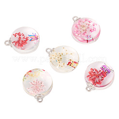 5pcs transparente Glasanhänger&nbsp;GLAA-TA0002-83