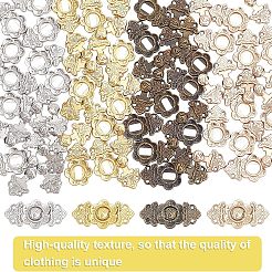 40 ensemble de mini boucles de ceinture en alliage 4 couleurs&nbsp;DIY-FG0002-77