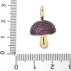 Ottone micro spianare pendenti zirconi&nbsp;KK-P293-07G