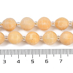 Topaz natural jade perlas hebras&nbsp;G-G182-B15-05