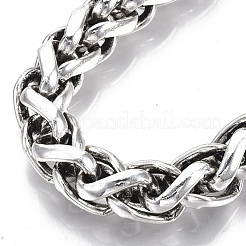 Braccialetti a catena da uomo in lega di grano&nbsp;BJEW-T014-08AS