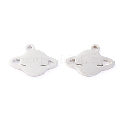 Breloques en acier inoxydable 304 anti-ternissement&nbsp;STAS-O142-33P