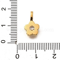 Pendentifs en strass en acier inoxydable 304&nbsp;STAS-M109-07G-07